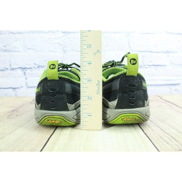 Merrell Bare Access Lace Up Running Sneaker Shoes 9.5 Vibram Sole Gray Black - Picture 6 of 9